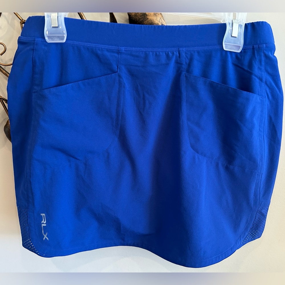 Ralph Lauren RLX Vibrant Blue Skort with Pockets